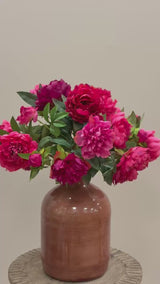 Dark Pink Peony Mix